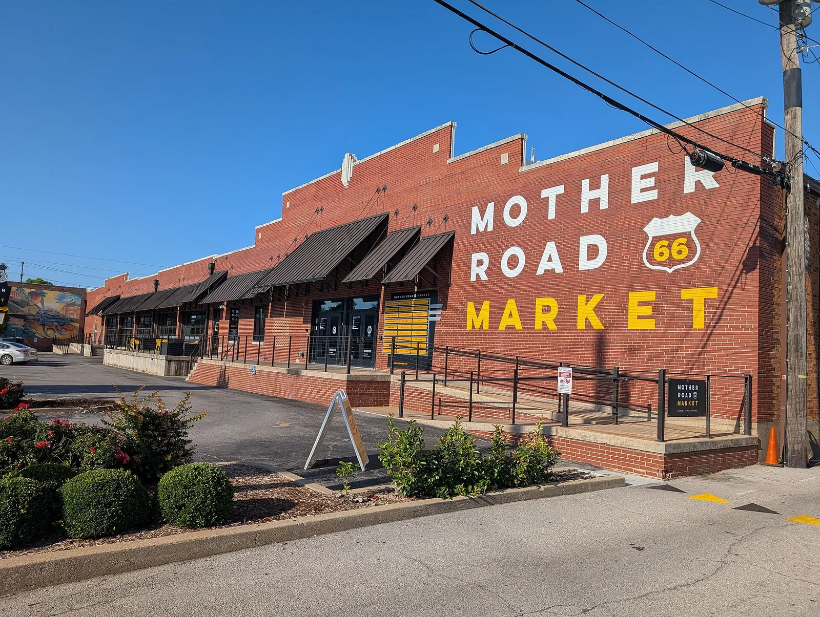 Mother Road Market entrance in Tulsa