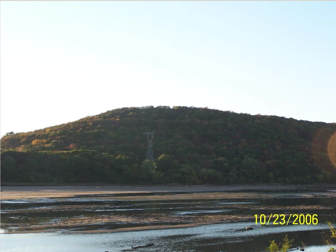 Landscape at Turkey Mountain Urban Wilderness Area in Tulsa