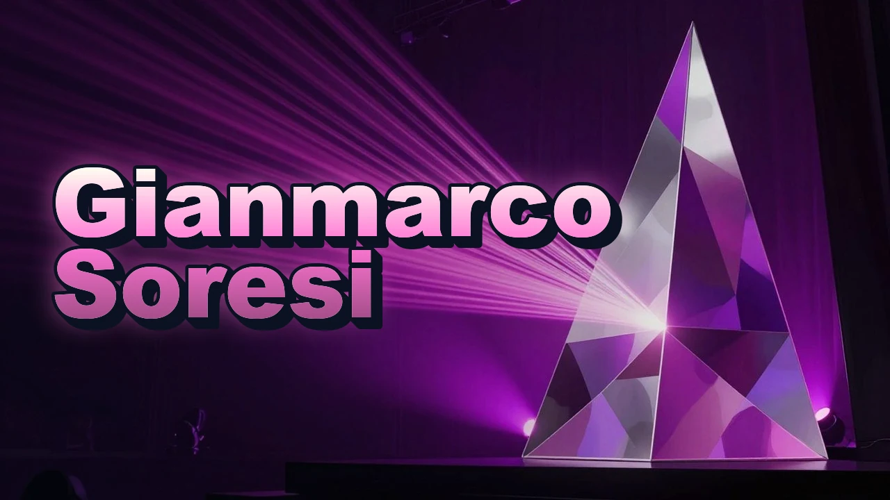 Illustrated event poster for Gianmarco Soresi