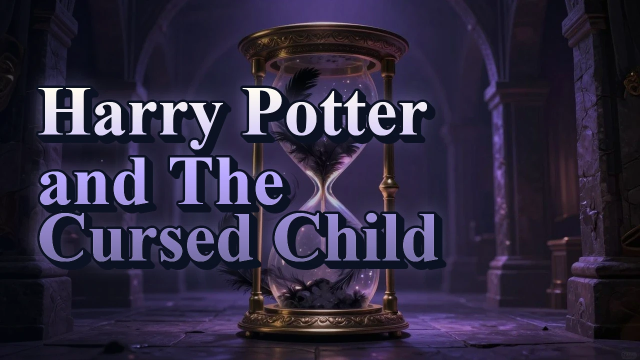 Illustrated event poster for Harry Potter and The Cursed Child
