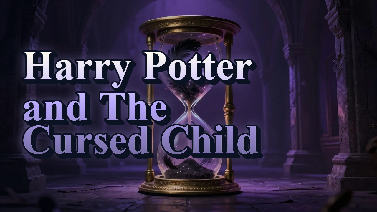 Illustrated event poster for Harry Potter and The Cursed Child