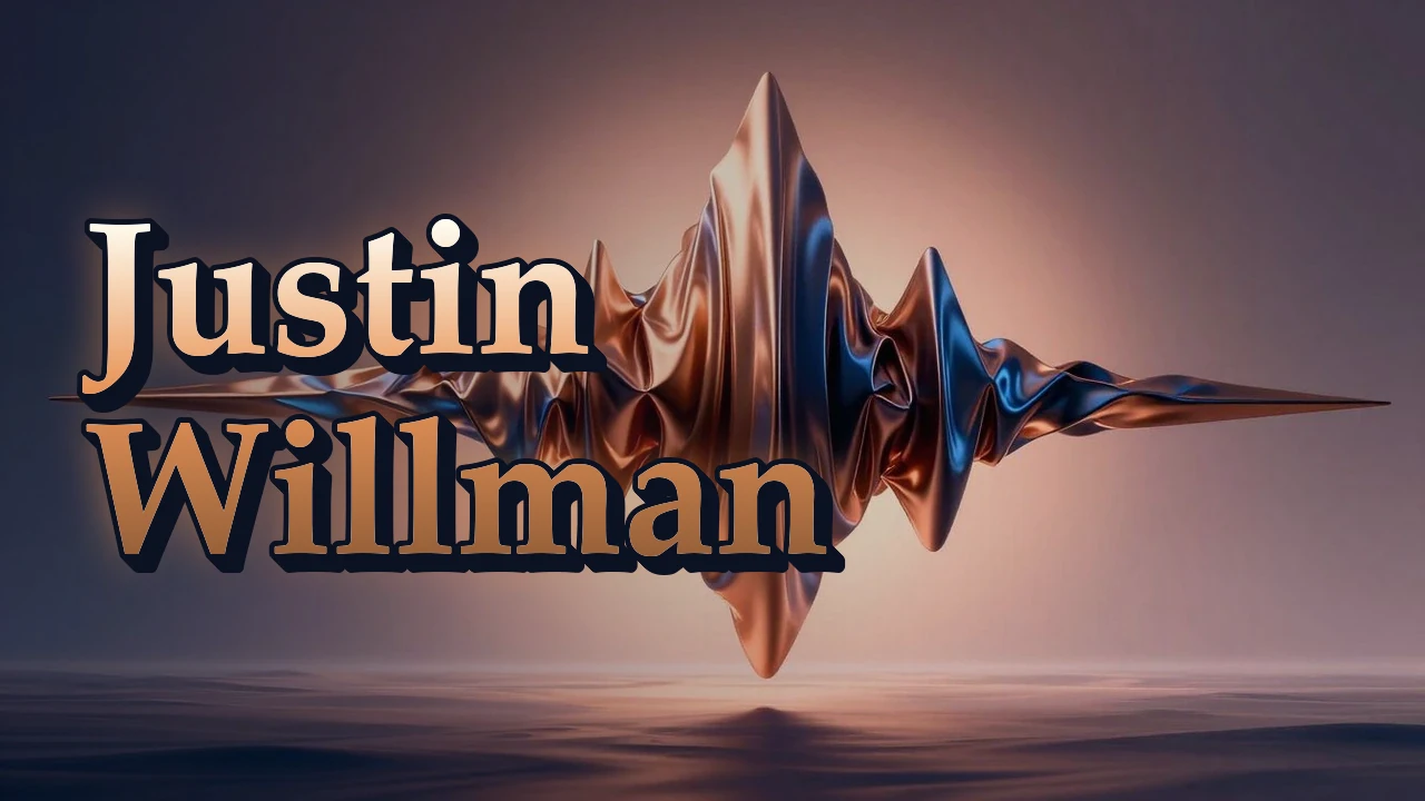Illustrated event poster for Justin Willman