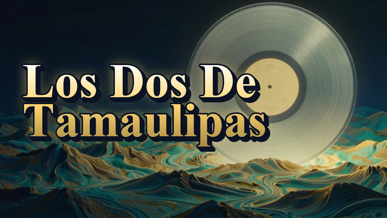 Illustrated event poster for Los Dos De Tamaulipas