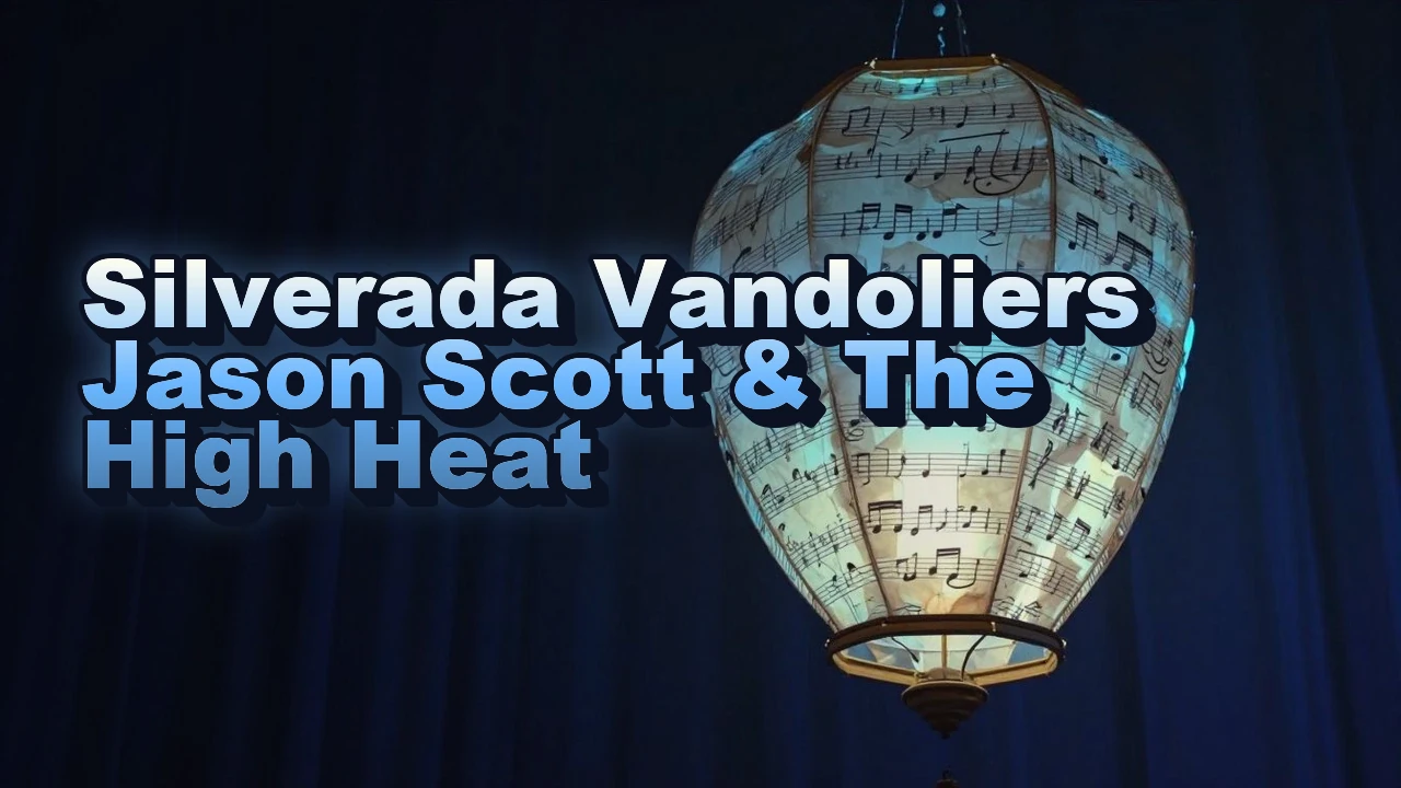 Illustrated event poster for Silverada  Vandoliers  Jason Scott & The High Heat