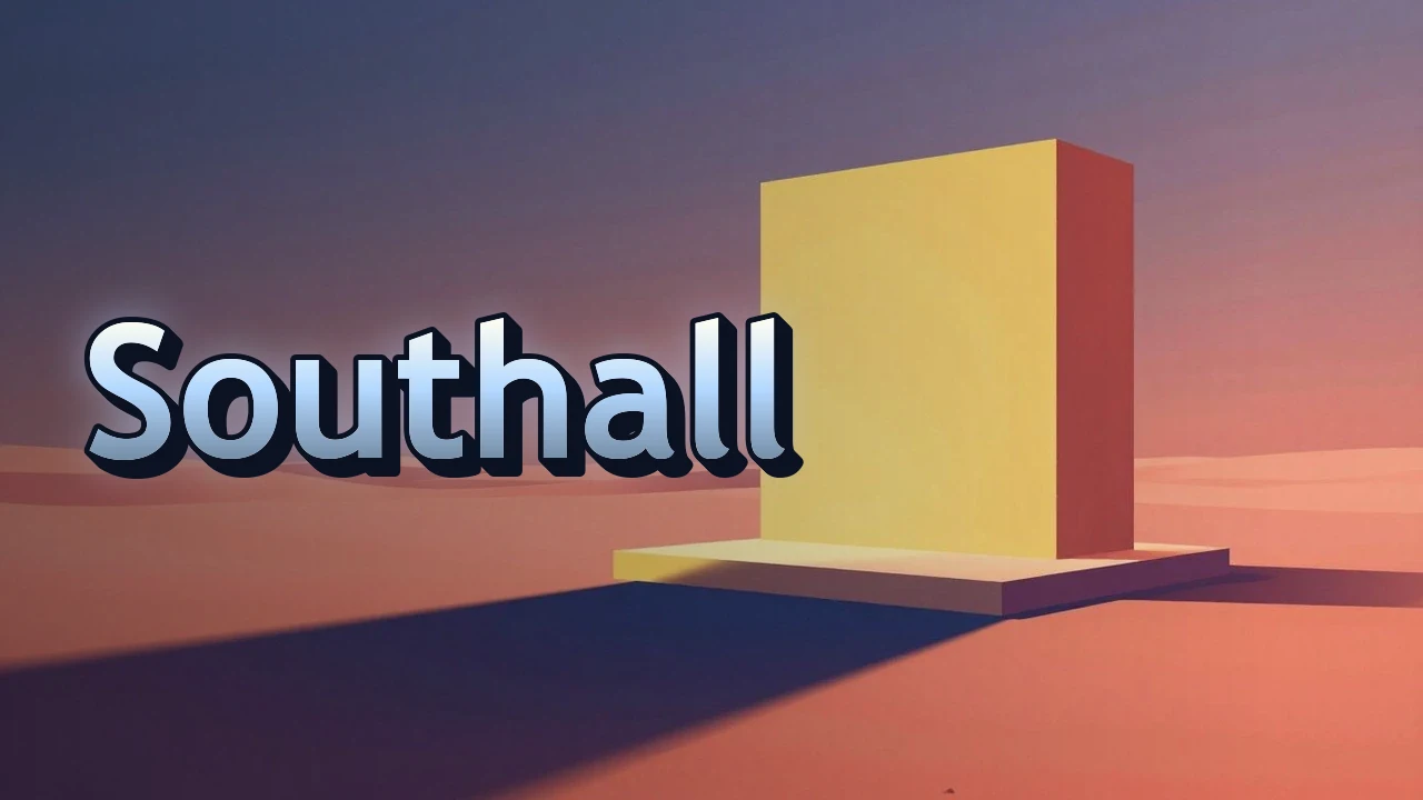 Illustrated event poster for Southall