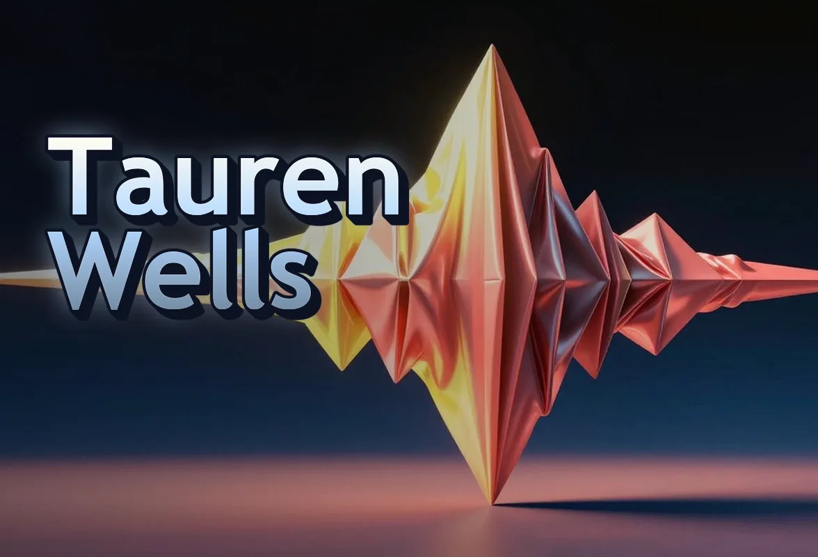 Illustrated event poster for Tauren Wells