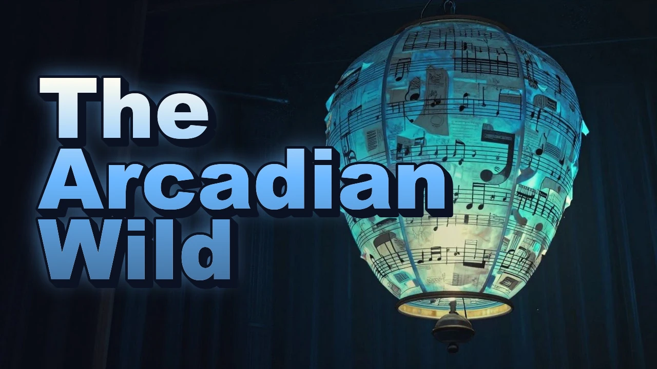 Illustrated event poster for The Arcadian Wild