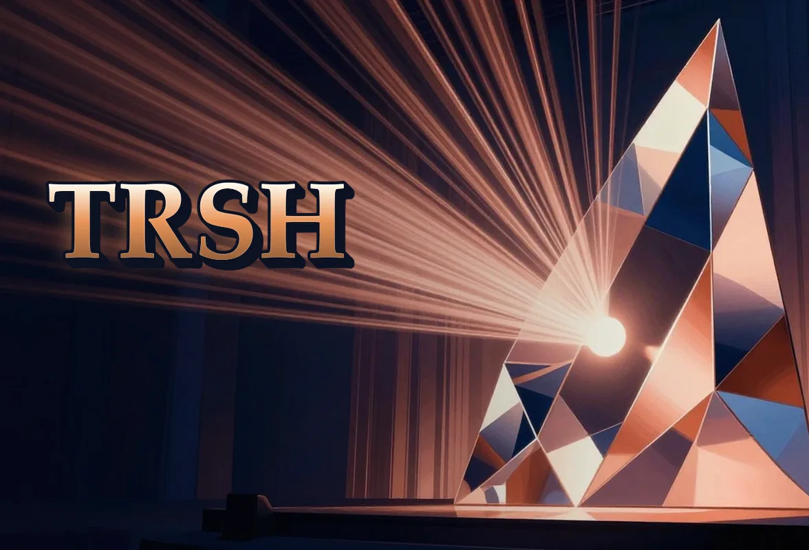 Illustrated event poster for TRSH