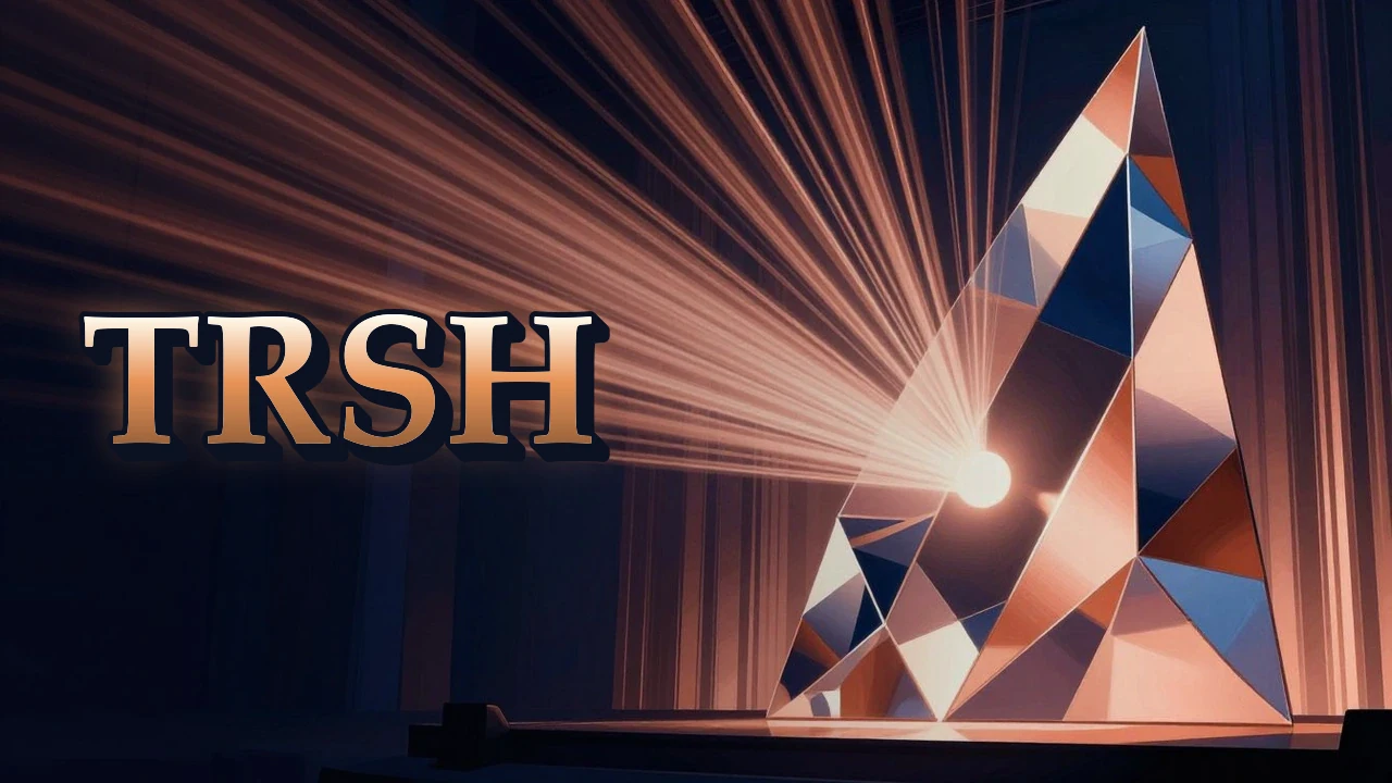 Illustrated event poster for TRSH