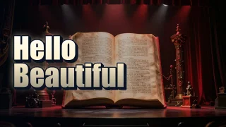 Illustrated event poster for Hello Beautiful