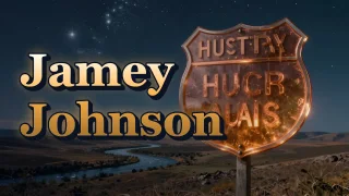 Illustrated event poster for Jamey Johnson