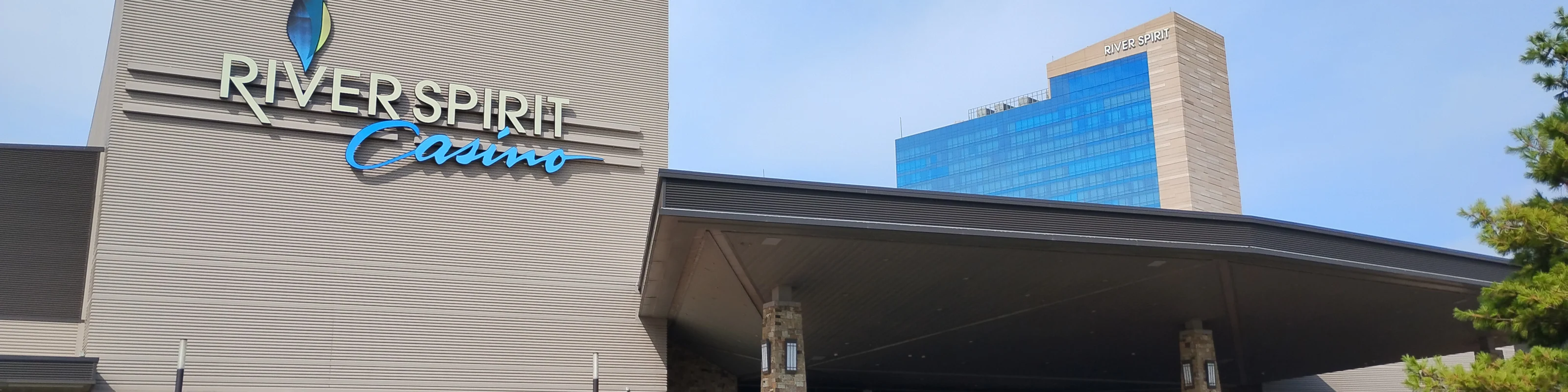 River Spirit Casino Resort's casino entrance 2026-8-23